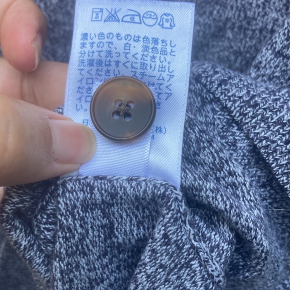 The Outfitters by Lands' End blue gray white varigated yarn sweater sz. XL - Picture 9 of 10